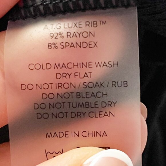 Women's All Things Golden Black The Lux Rib Low Back Mini Sleeveless Dress XS - Picture 11 of 11